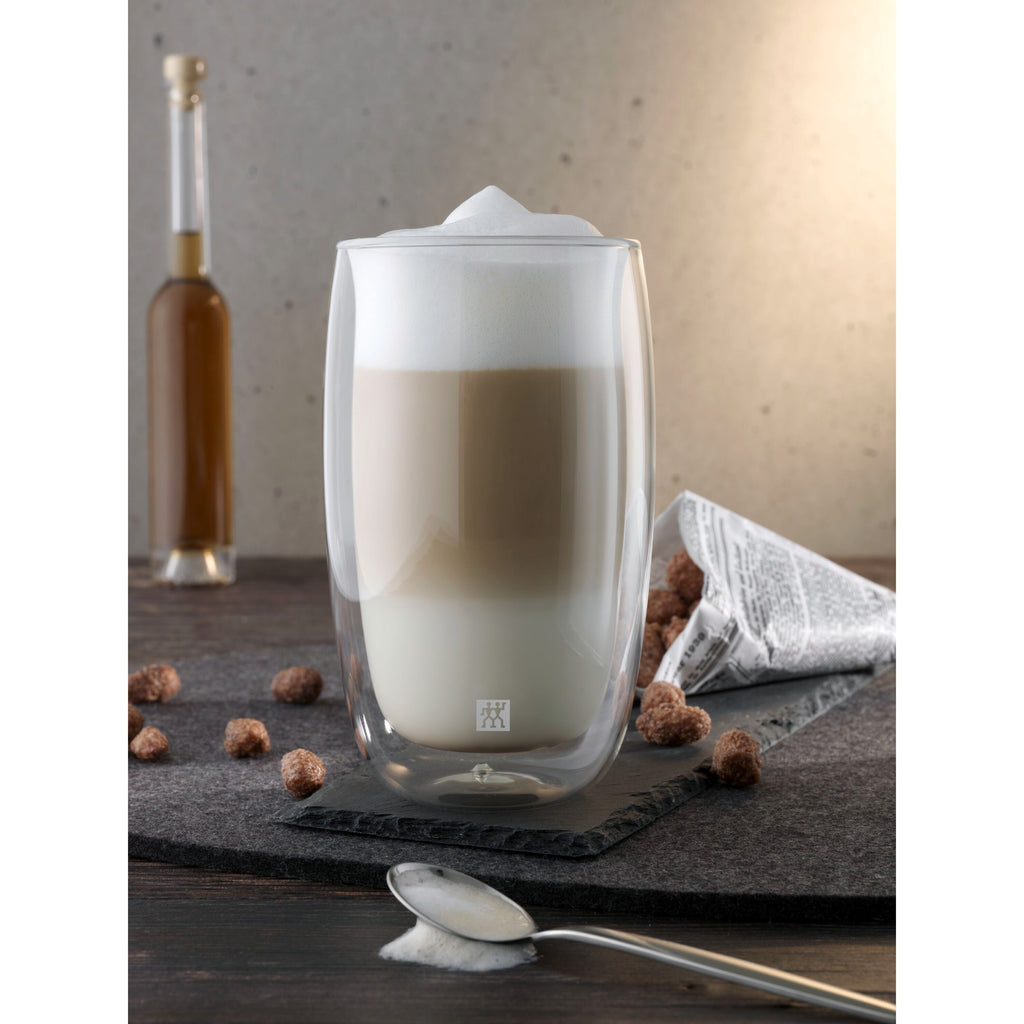 ZWILLING Sorrento Double Wall Glassware 2-pc, Latte Glass Set