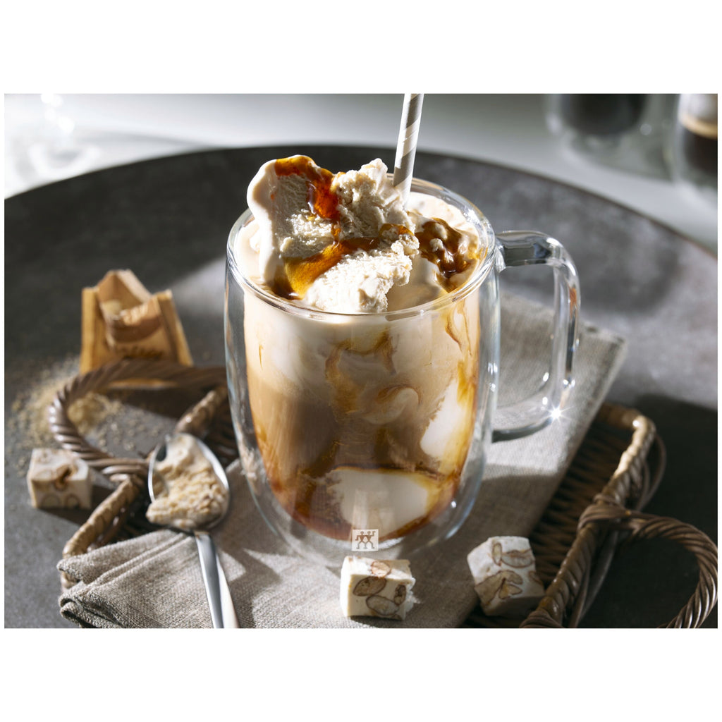 ZWILLING Sorrento Plus Double Wall Glassware 12-oz-/-2-pc Coffee Glass Mug Set