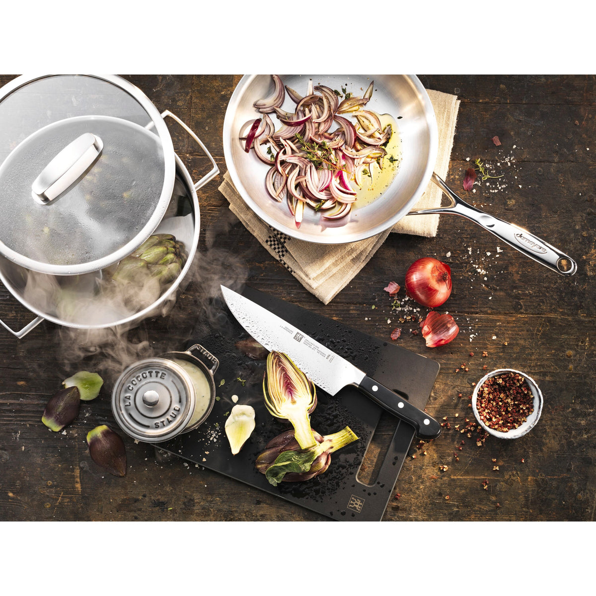Demeyere Proline 7 8-inch, 18/10 Stainless Steel, Frying Pan