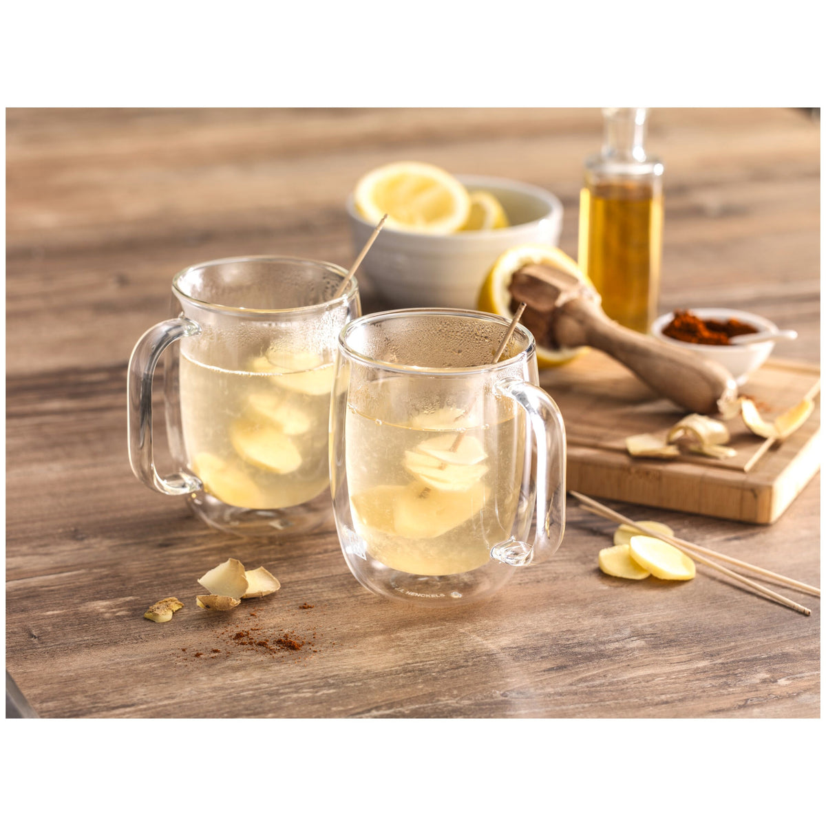 ZWILLING Sorrento Plus Double Wall Glassware 12-oz-/-2-pc Coffee Glass Mug Set