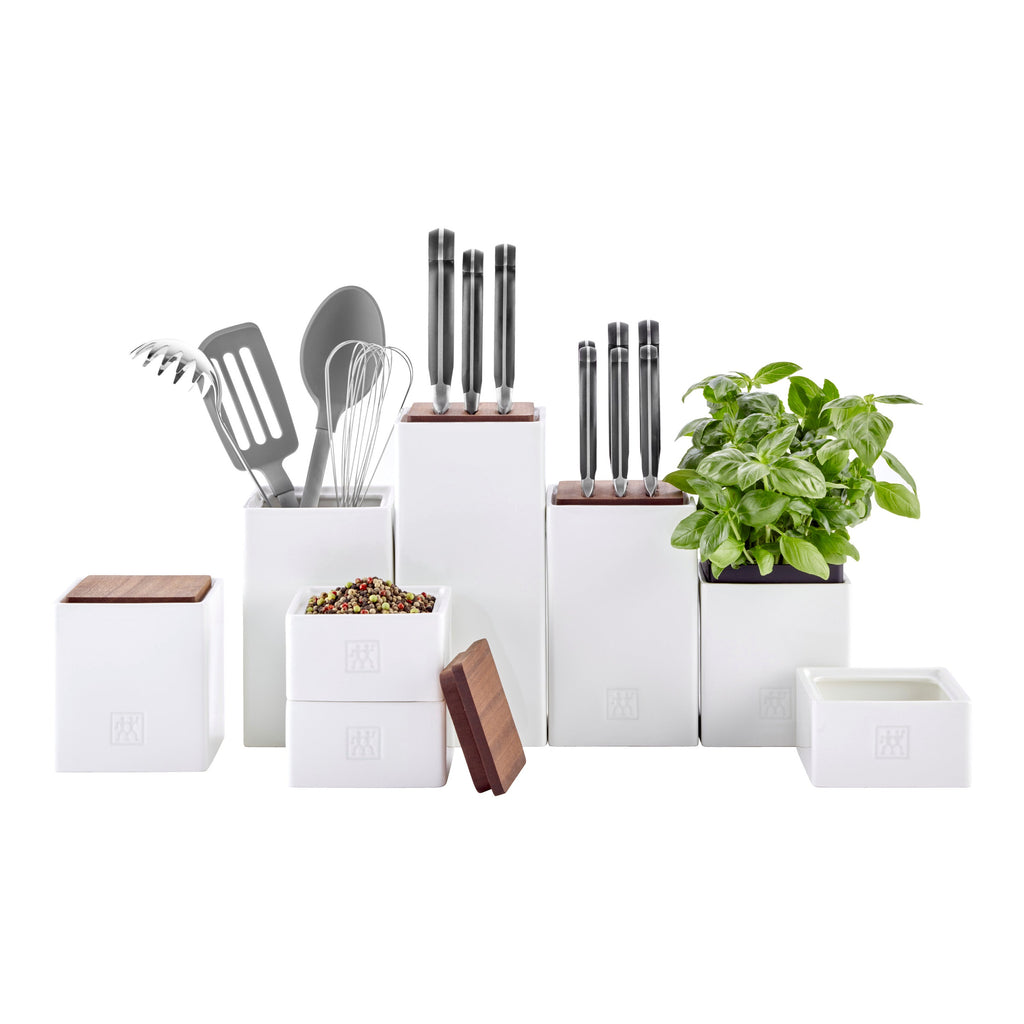 ZWILLING Ceramic Storage 0.9 qt, Ceramic, Medium Box With Herb Pot And Lid