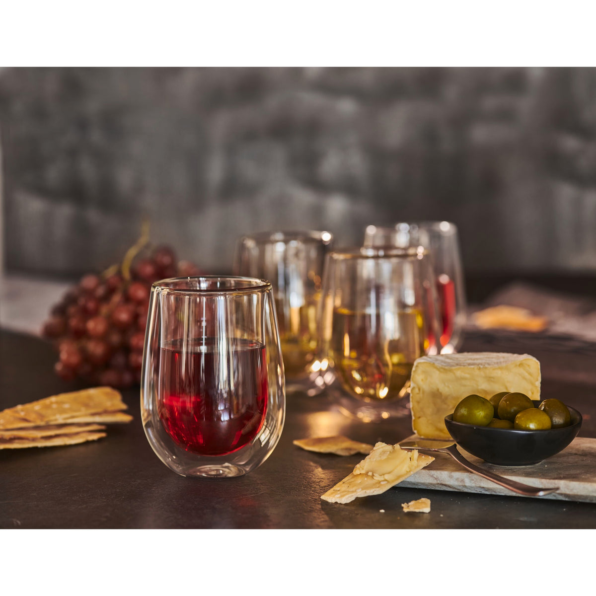 ZWILLING Sorrento Double Wall Glassware 10-oz / 2-pc Stemless White Wine Glass