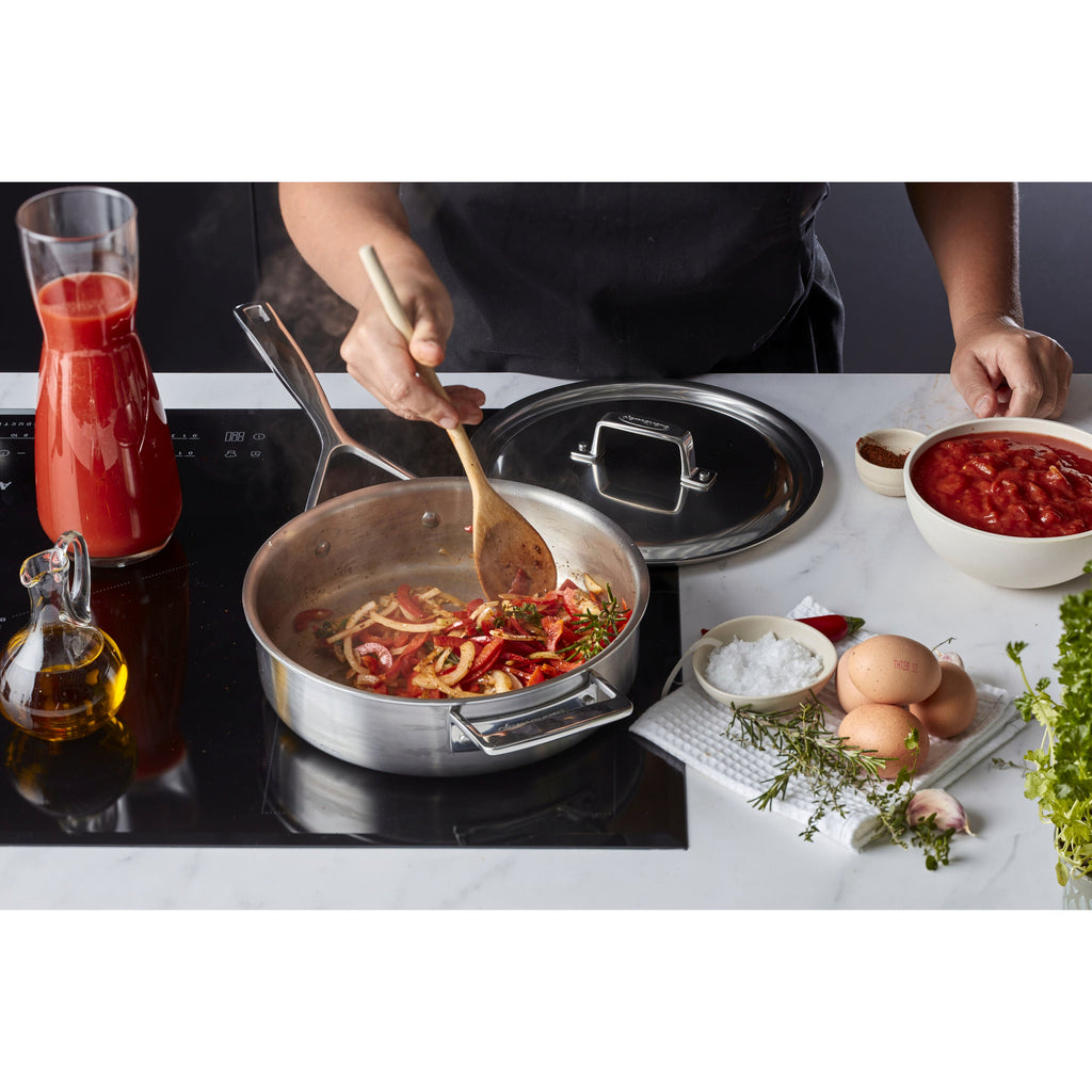 Demeyere Essential 5 3 qt Saute Pan, 18/10 Stainless Steel