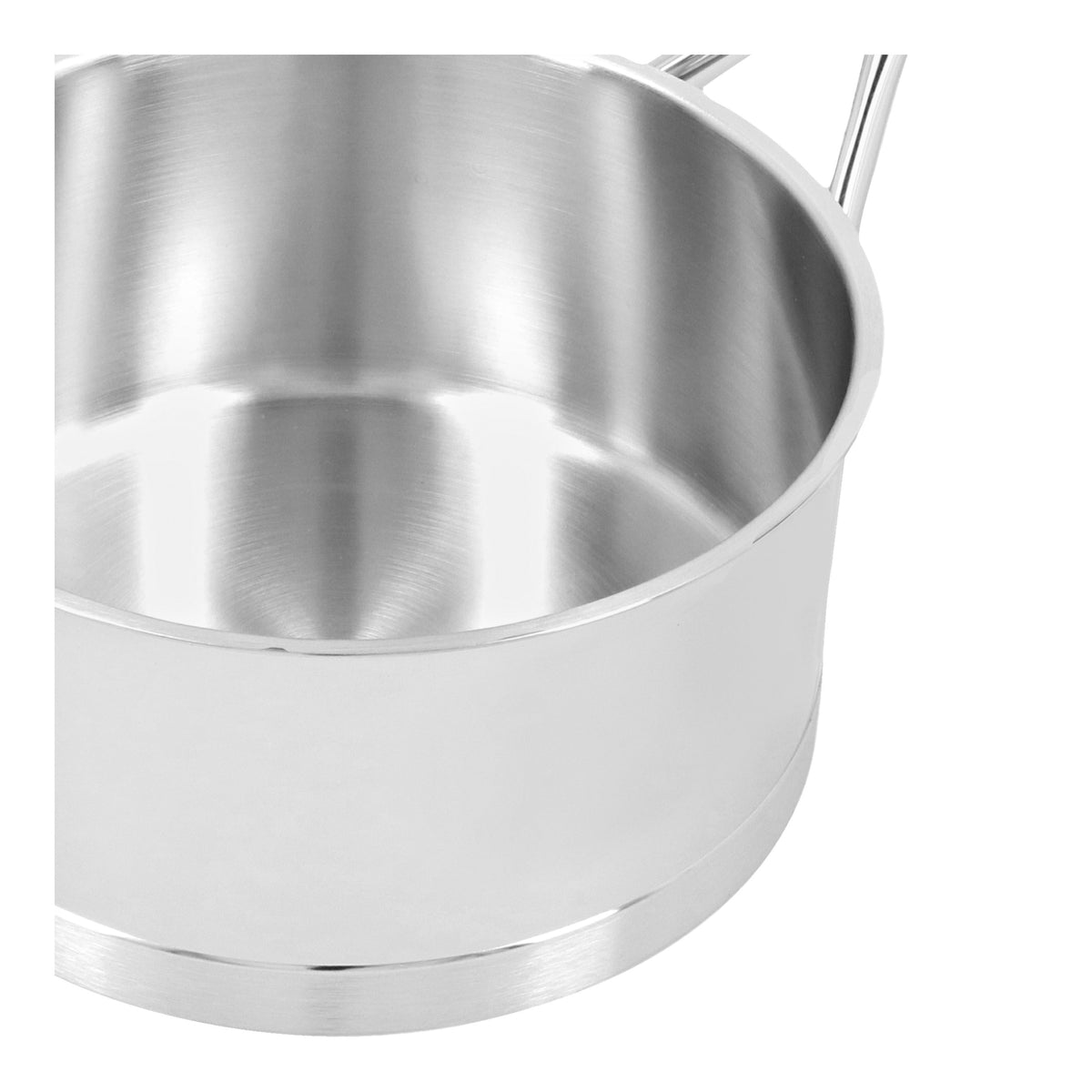 Demeyere Atlantis 1.6 qt Sauce Pan With Lid, 18/10 Stainless Steel