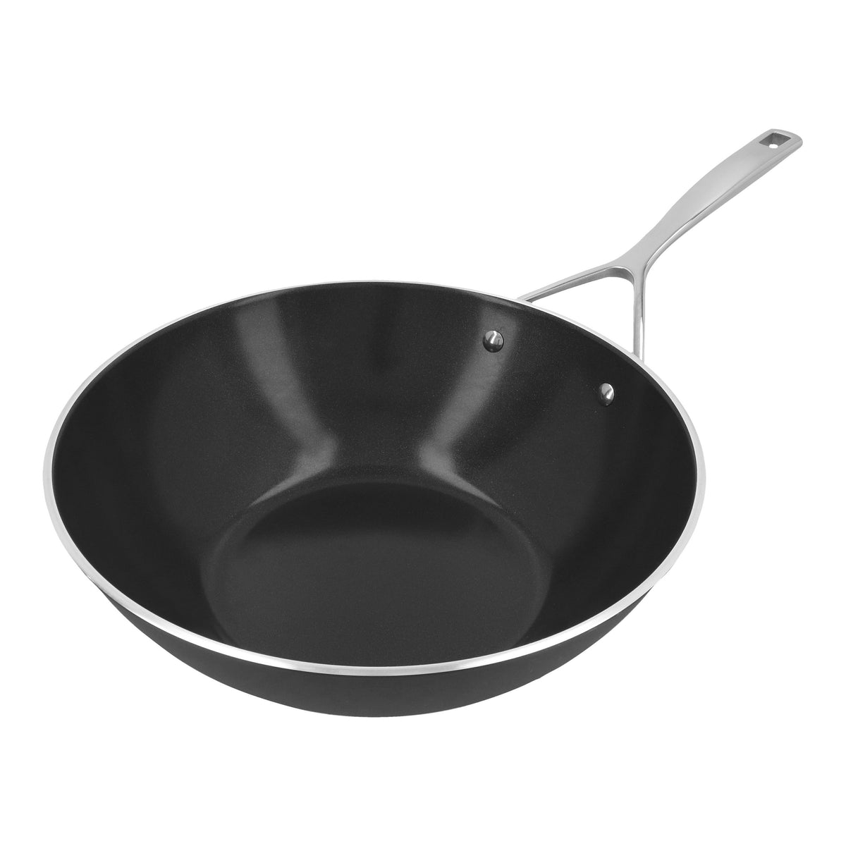 Demeyere Alu Pro 5 12-inch, Aluminum, Wok With Ceramic Coating