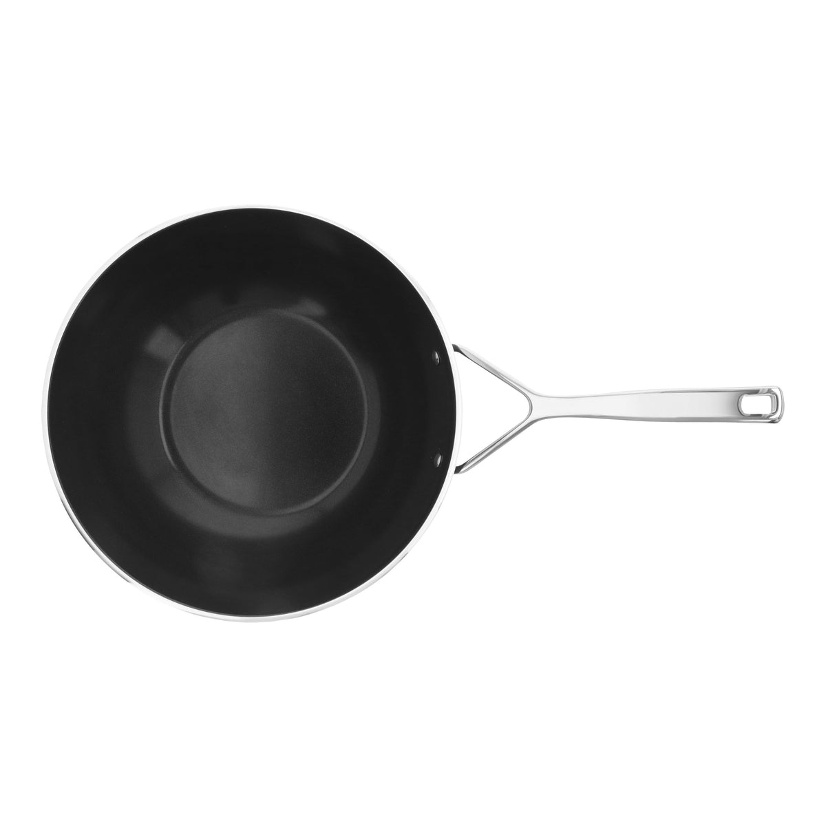 Demeyere Alu Pro 5 12-inch, Aluminum, Wok With Ceramic Coating