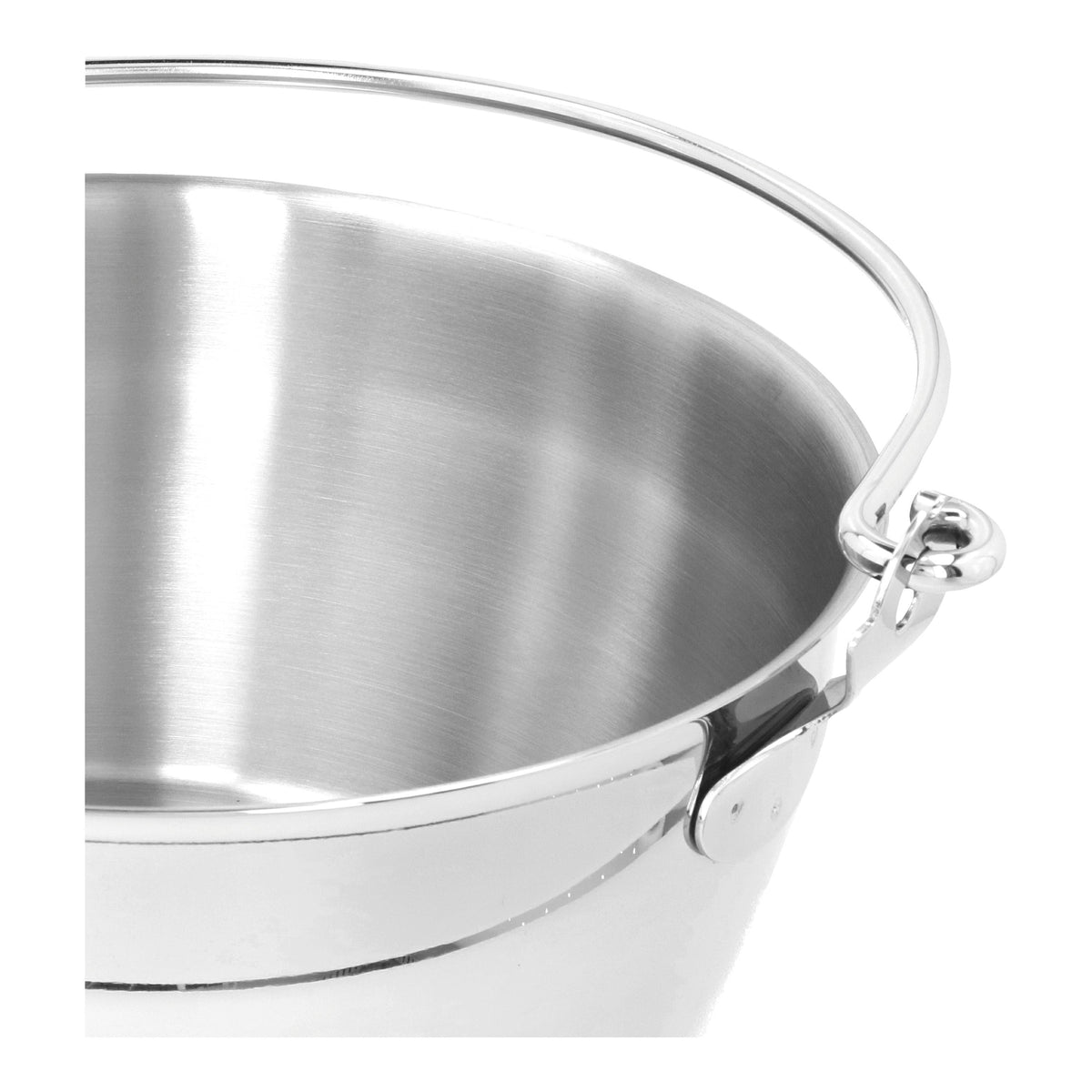 Demeyere Resto 10.6 qt, 18/10 Stainless Steel, Maslin Pan