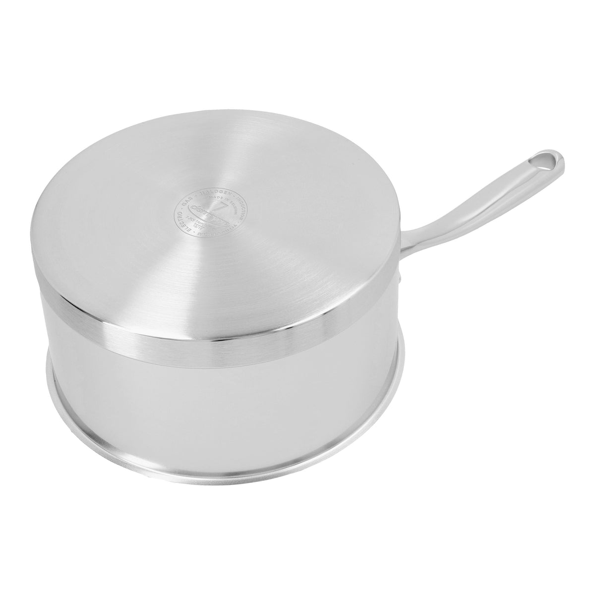 Demeyere Atlantis 1.6 qt Sauce Pan With Lid, 18/10 Stainless Steel