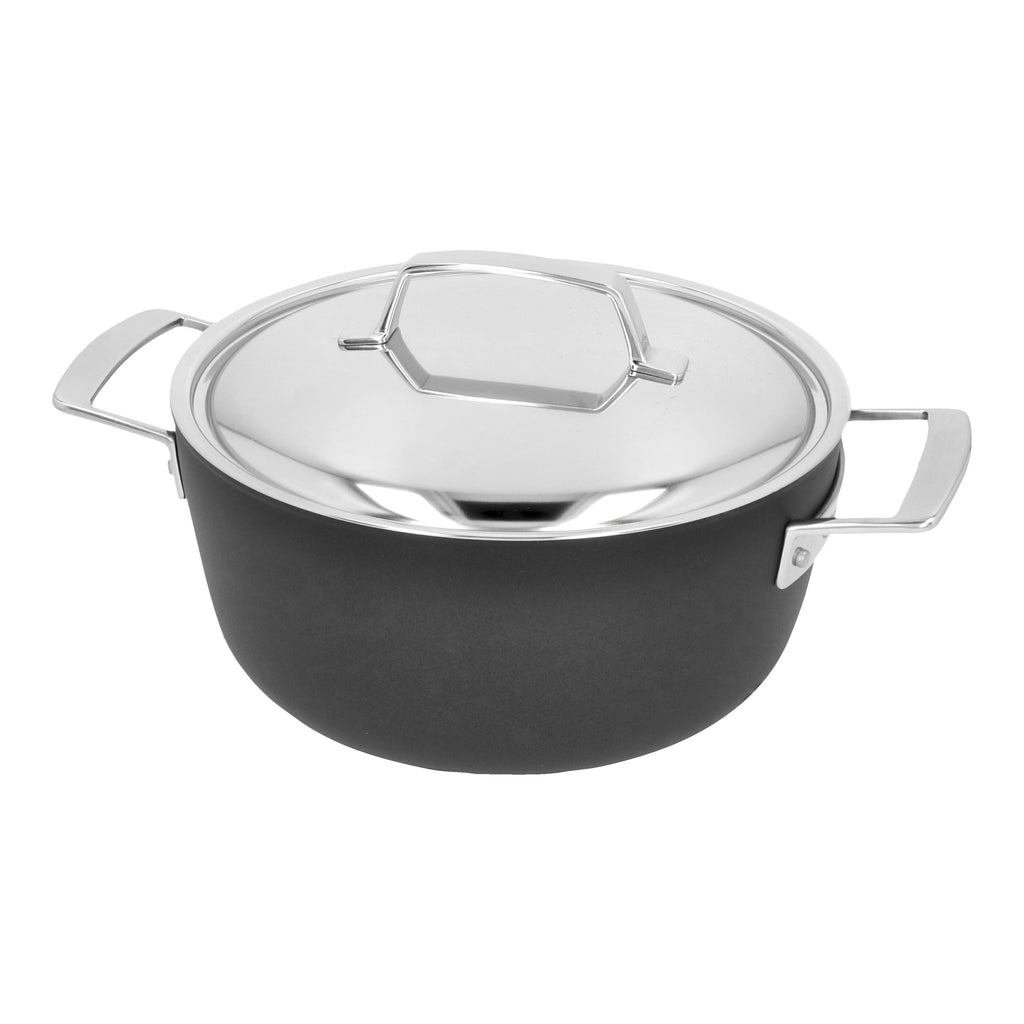 Demeyere Alu Pro 5 2.6 qt, Aluminum, Nonstick Dutch Oven