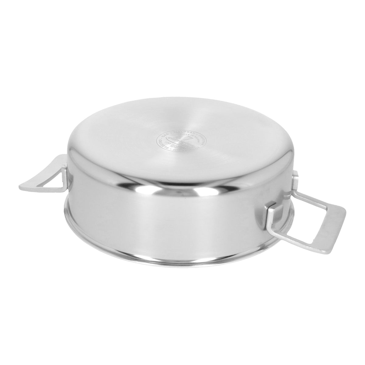 Demeyere Industry 5 3.5 qt, Deep Sauté Pan With Double Handle And Lid