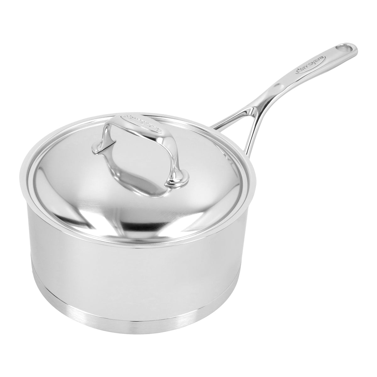 Demeyere Atlantis 1.6 qt Sauce Pan With Lid, 18/10 Stainless Steel