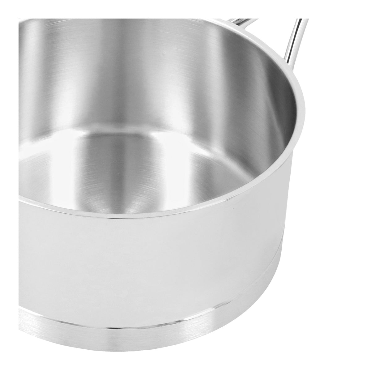 Demeyere Atlantis 1.6 qt Sauce Pan With Lid, 18/10 Stainless Steel
