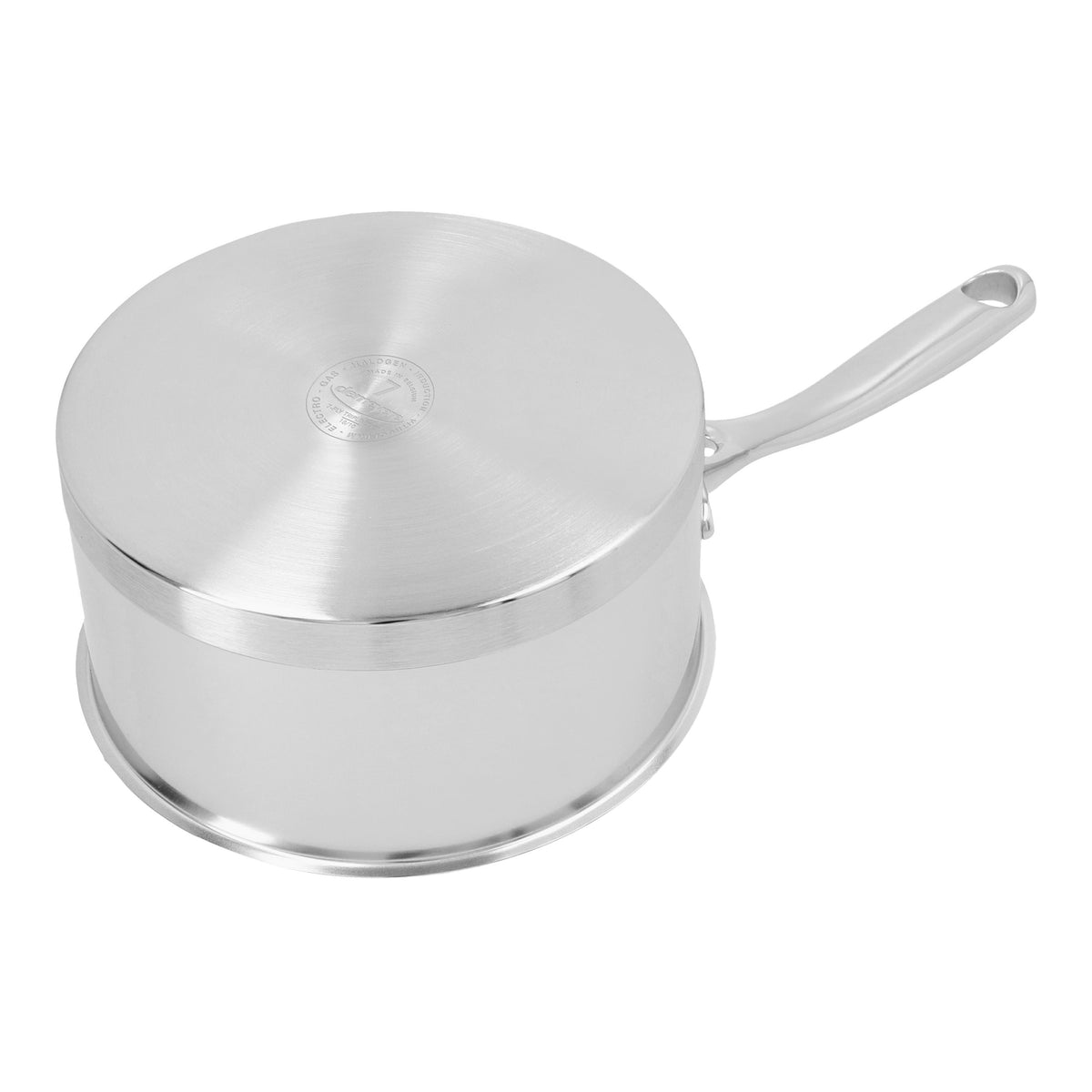 Demeyere Atlantis 1.6 qt Sauce Pan With Lid, 18/10 Stainless Steel