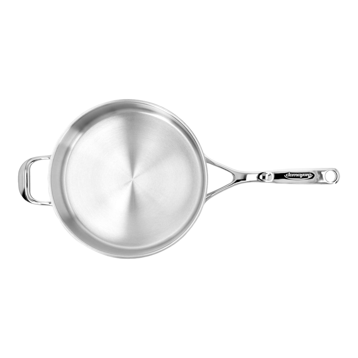 Demeyere Atlantis 3 qt Sauté Pan With Helper Handle And Lid, 18/10 Stainless Steel