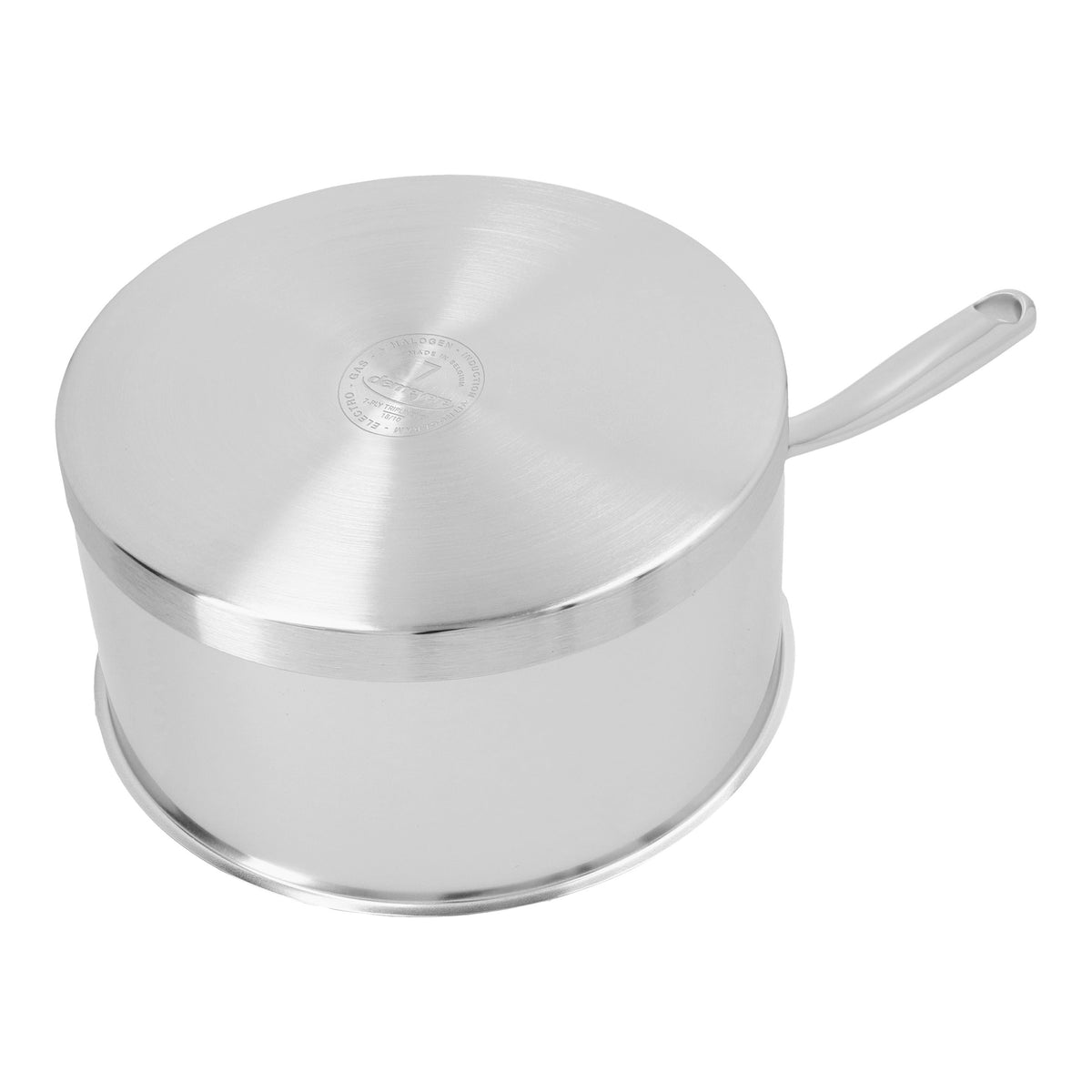 Demeyere Atlantis 1.6 qt Sauce Pan With Lid, 18/10 Stainless Steel
