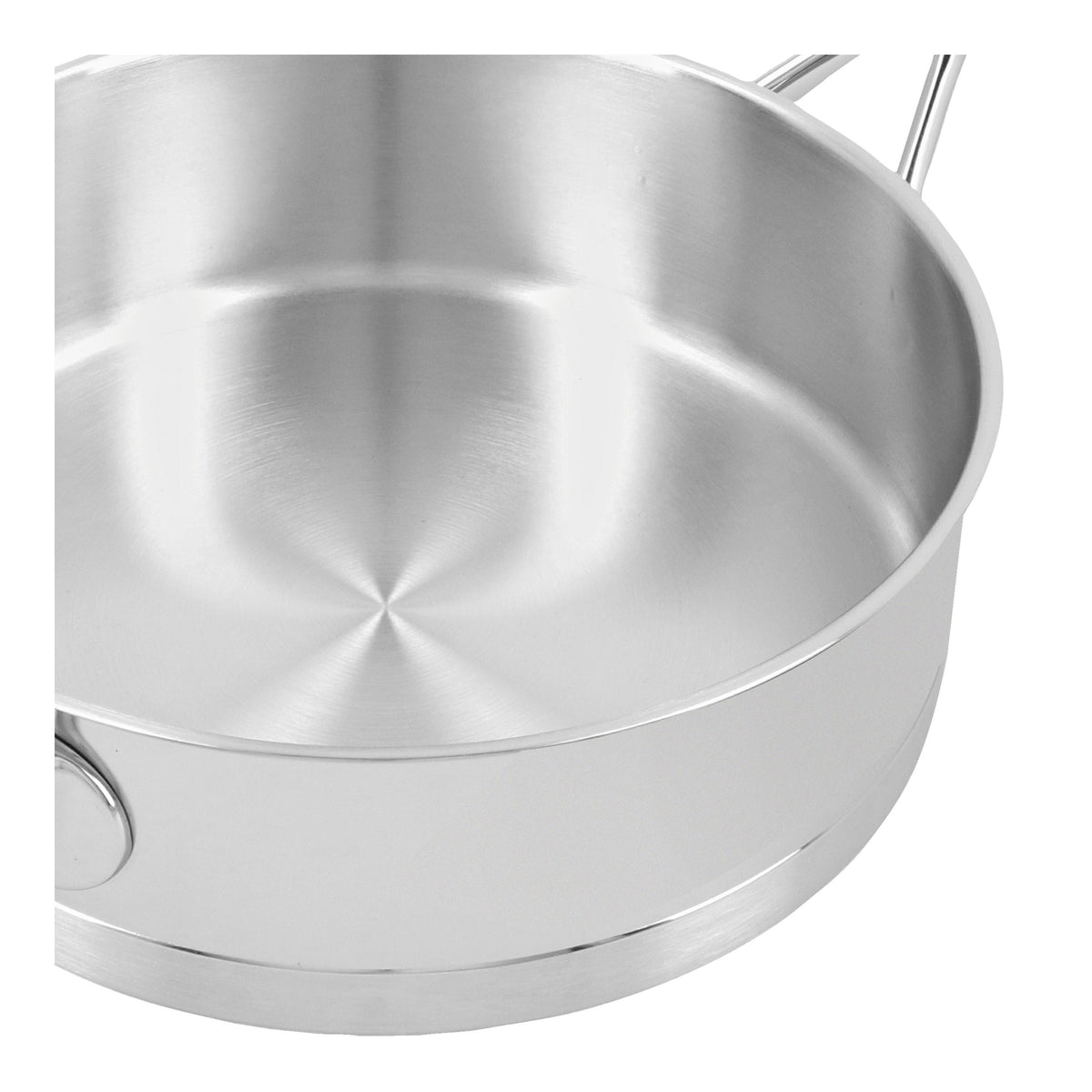 Demeyere Atlantis 3 qt Sauté Pan With Helper Handle And Lid, 18/10 Stainless Steel