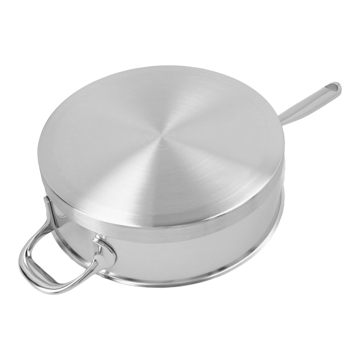 Demeyere Atlantis 3 qt Sauté Pan With Helper Handle And Lid, 18/10 Stainless Steel