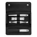 ZWILLING PREMIUM 4-pc, Leather Manicure Pedicure Set With Compact Nail Clippers