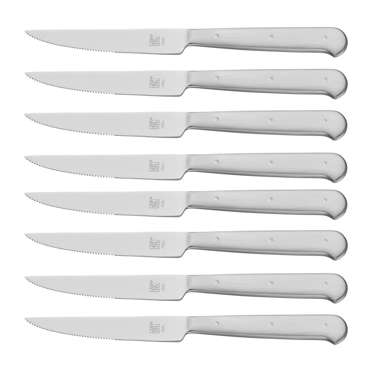 ZWILLING Steak Sets 8-pc, 18/10 Stainless Steel Porterhouse Steak Knife Set In Black Presentation Box