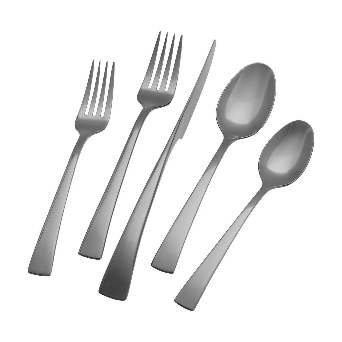 ZWILLING Bellasera (slate) 20-pc Slate Flatware Set, 18/10 Stainless Steel
