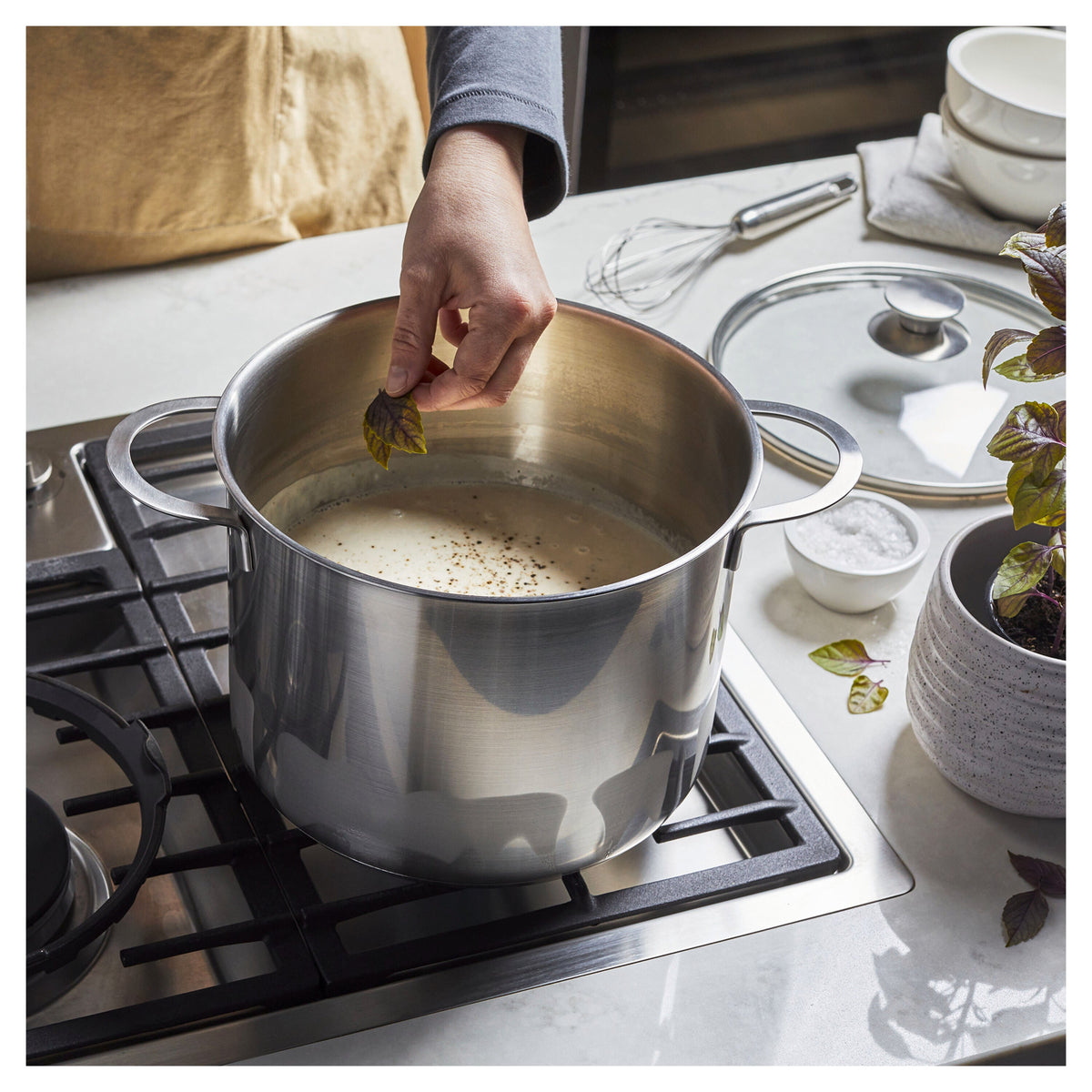 Demeyere RESTO 3 8.5 qt Multi Pot, 18/10 Stainless Steel