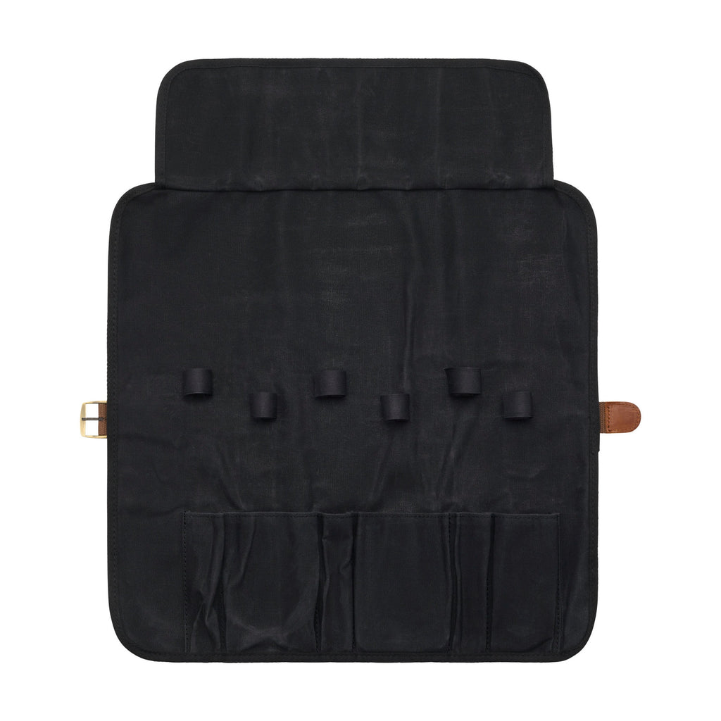 ZWILLING BBQ Chefs Tool Storage Wrap - Brown Canvas