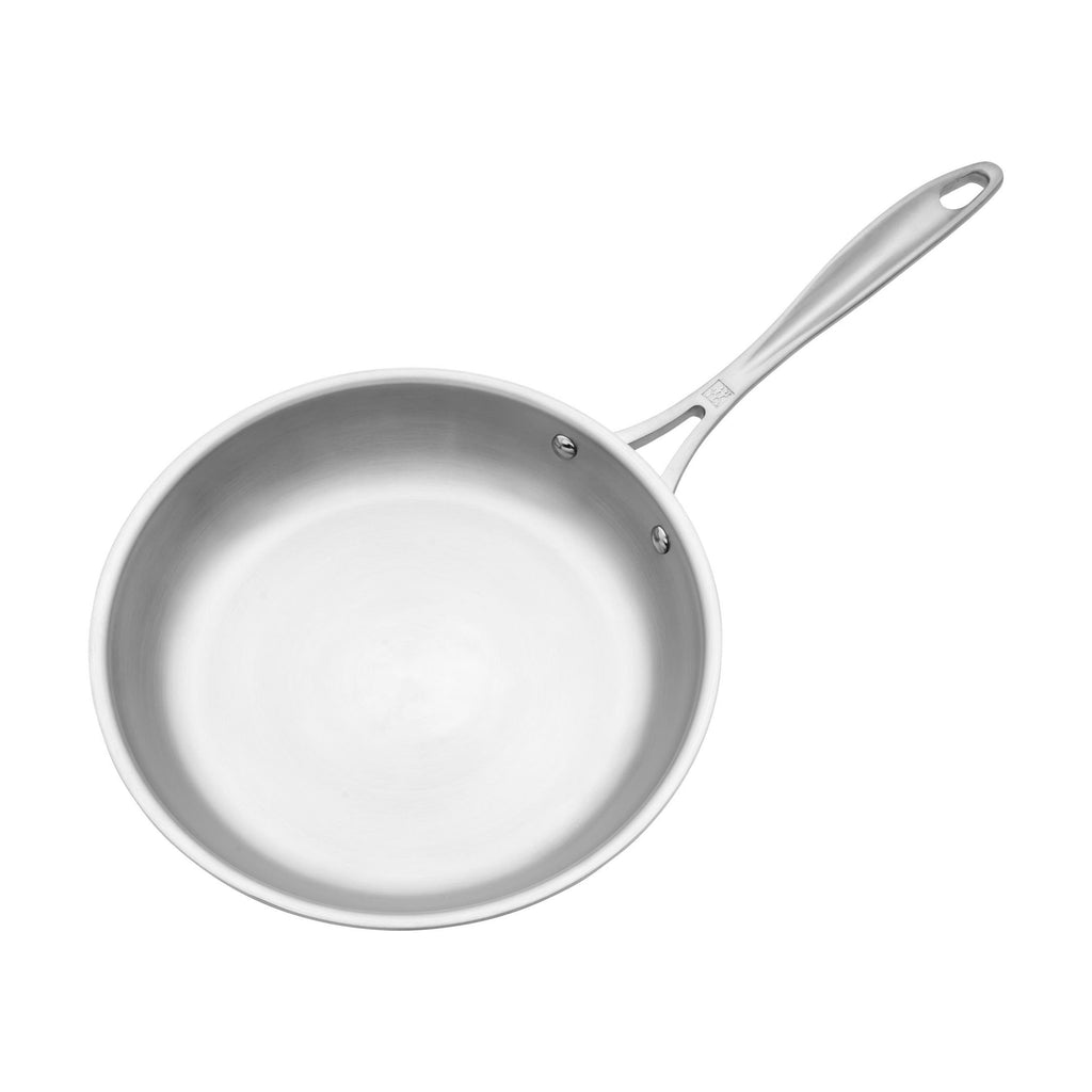 ZWILLING Spirit Stainless 3 Ply, 9.5-inch, 18/10 Stainless Steel, Frying Pan With Glass Lid
