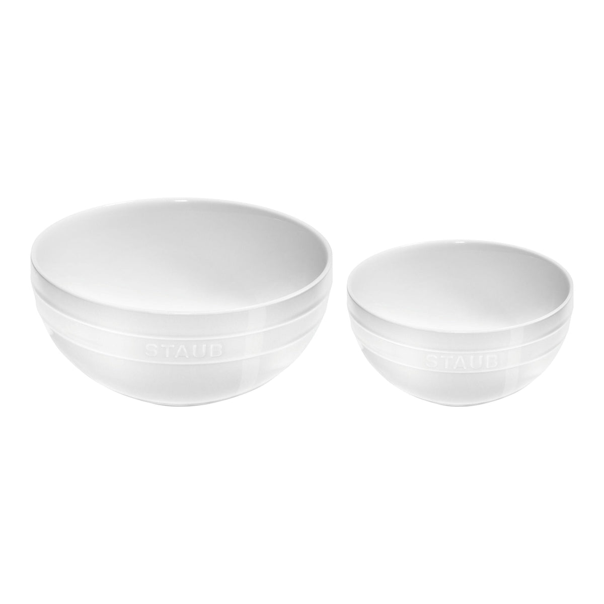 Staub Stoneware 2-pc, Large Mixing Bowl Set
