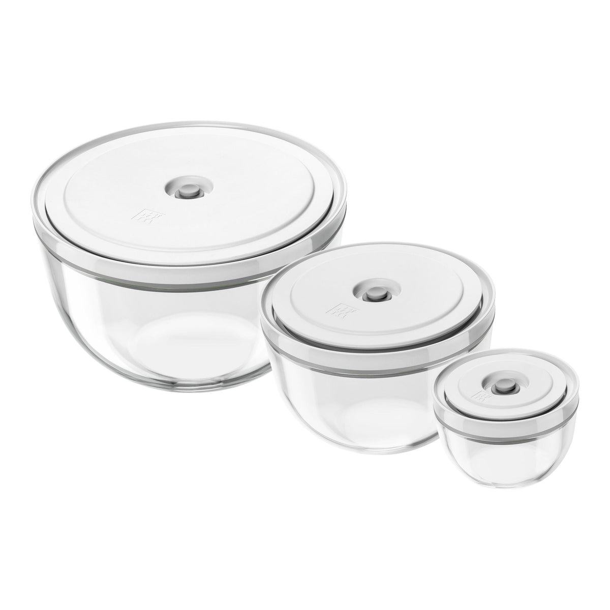 ZWILLING Fresh & Save BOWLS Vacuum bowl set S/M/L / 6-pc, glass
