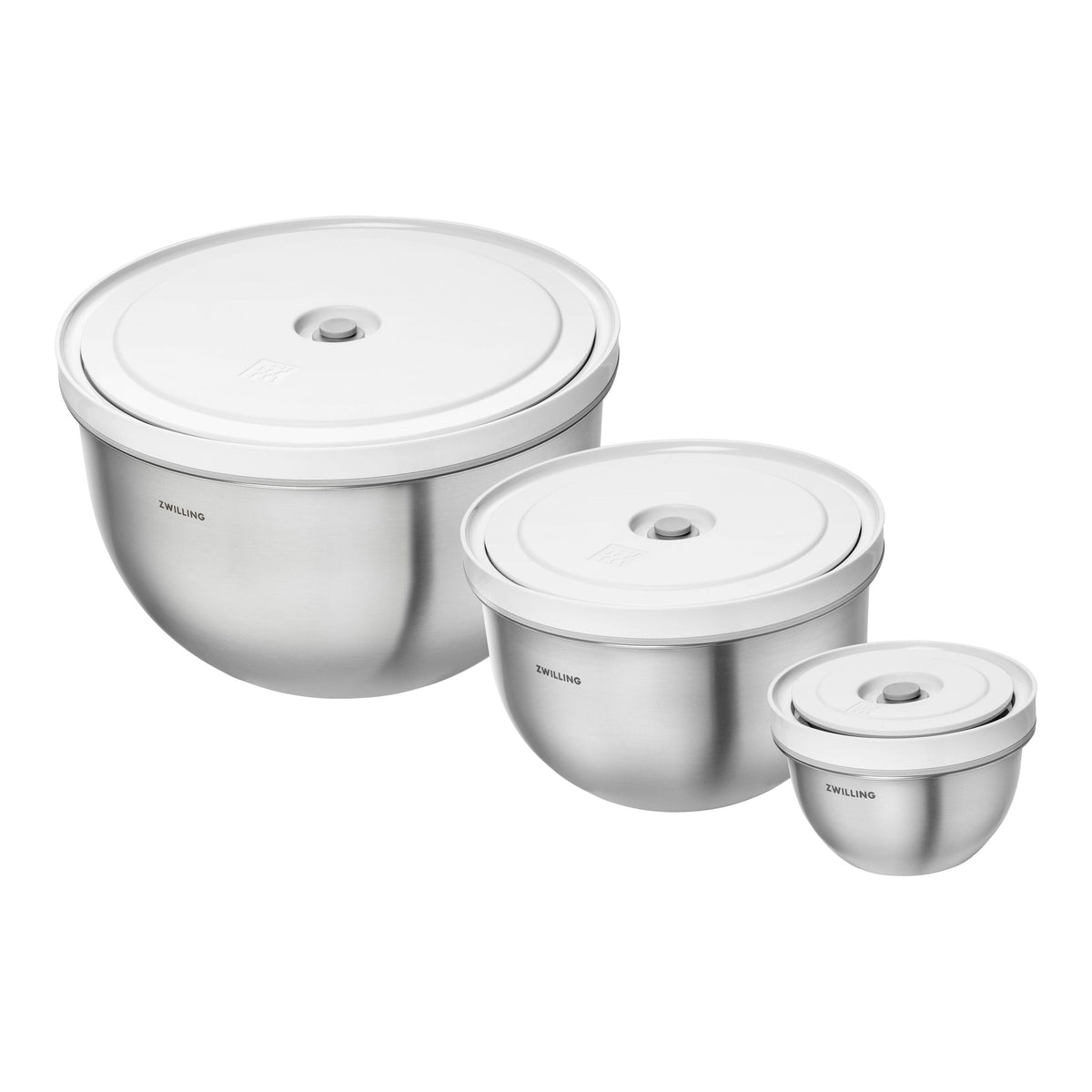 ZWILLING Fresh & Save BOWLS Vacuum bowl set S/M/L / 6-pc, glass