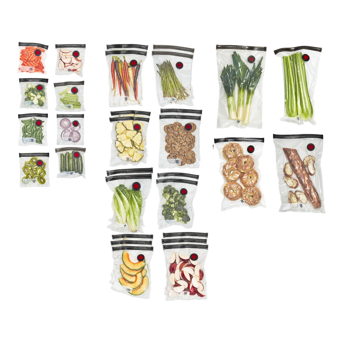 ZWILLING Fresh & Save S/M/L / 10-pc Vacuum Bag Set, Plastic