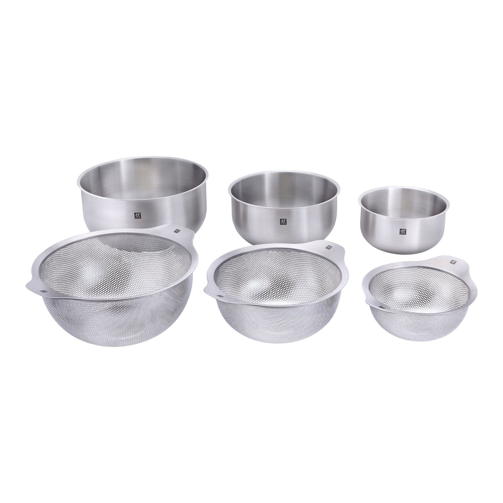 ZWILLING Prep 6-pc, Bowl and Strainer Set