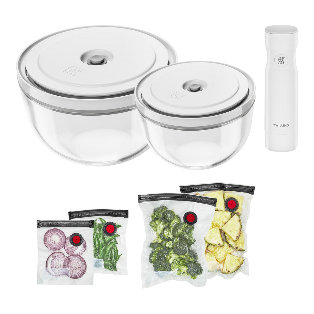 ZWILLING Fresh & Save BOWLS glass / M/L Vacuum Starter Set, 9-pc