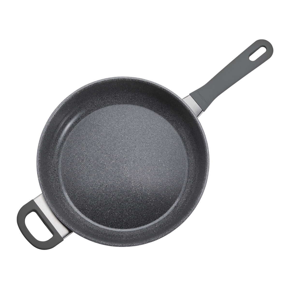 ZWILLING Parma Plus Ceramic 3.9 qt, Aluminum, Ceramic Nonstick Sauté Pan With Lid And Helper Handle Ceramic Coating