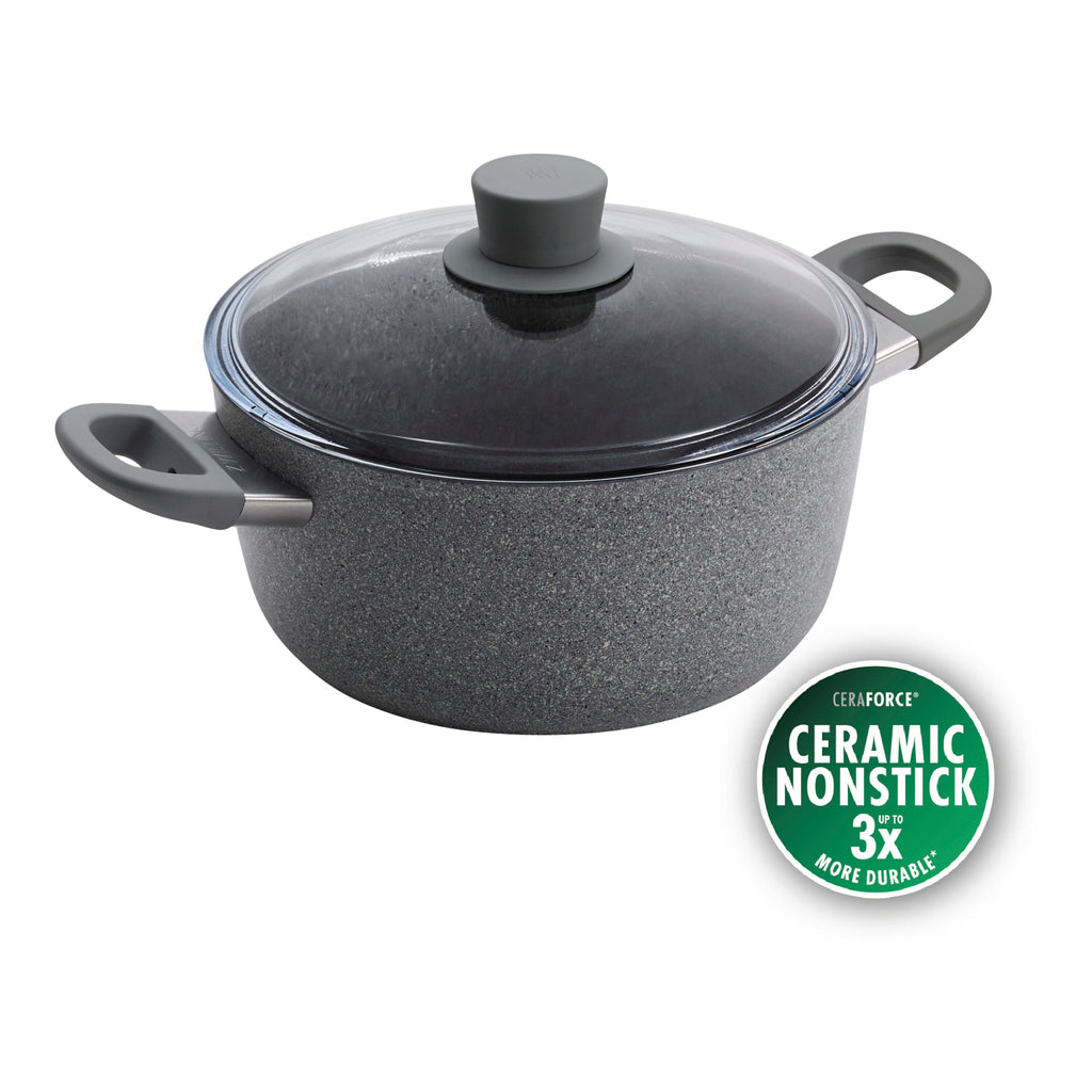 ZWILLING Parma Plus Ceramic 4.8 qt, Aluminum, Ceramic Nonstick Dutch Oven With Lid Ceramic Coating