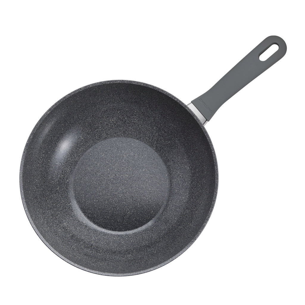 ZWILLING Parma Plus Ceramic 11-inch, Aluminum, Ceramic Nonstick Wok With Lid Ceramic Coating