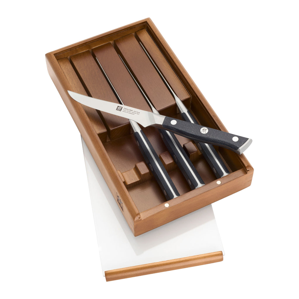 ZWILLING Spectrum 4-pc, Steak Knife Set With Wood Presentation Box