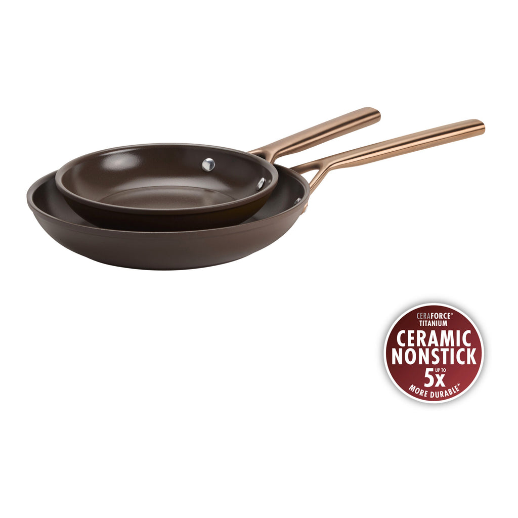 ZWILLING Milano 2-pc, Frying Pan Set Ceramic Nonstick Titanium