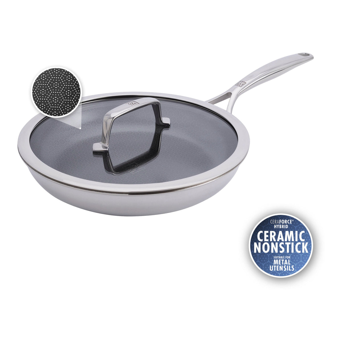 ZWILLING Peak 8-inch, Ceramic Hybrid Frying Pan