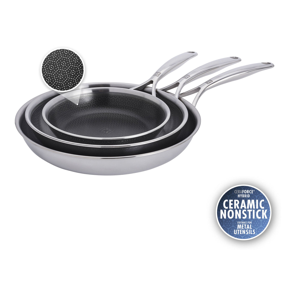 ZWILLING Peak 10-pc, Ceramic Hybrid Cookware Set