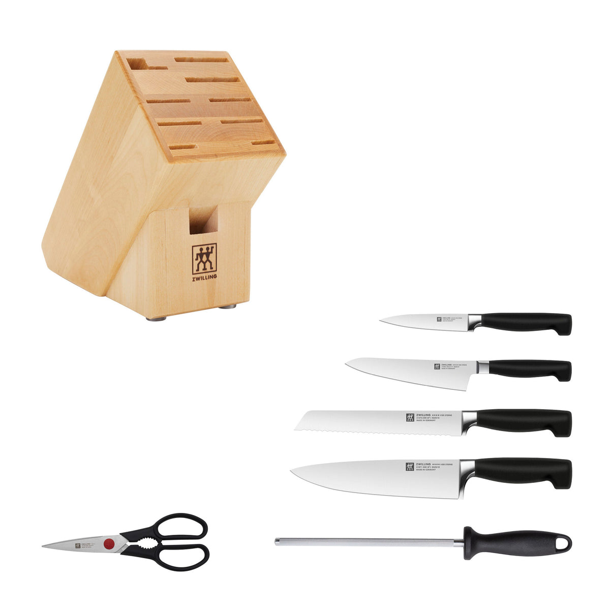 ZWILLING Four Star 8-pc, Knife block set