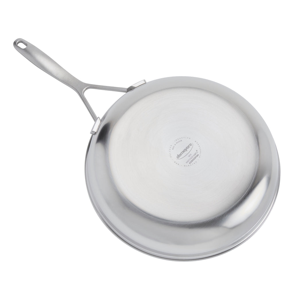 Demeyere Industry 5 Nanotouch 11-inch, 18/10 Stainless Steel, Frying Pan