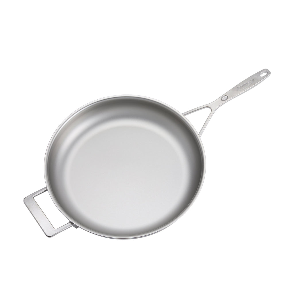 Demeyere Industry 5 Nanotouch 11-inch, 18/10 Stainless Steel, Frying Pan