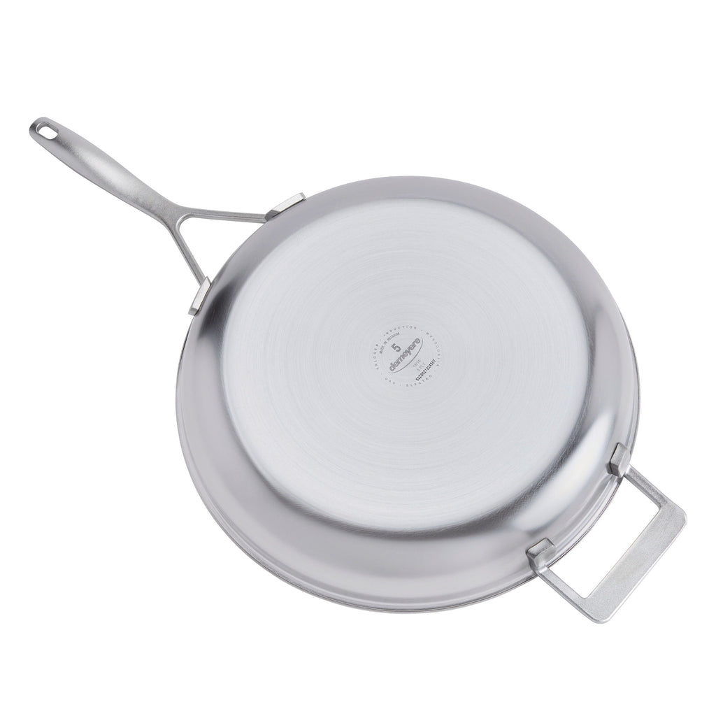 Demeyere Industry 5 Nanotouch 11-inch, 18/10 Stainless Steel, Frying Pan