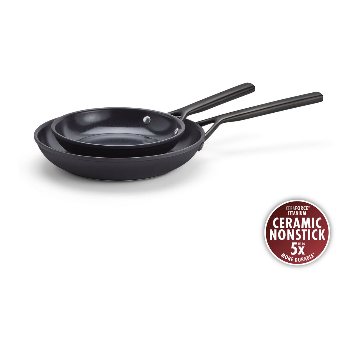 ZWILLING Milano 2-pc, Frying Pan Set Ceramic Nonstick Titanium