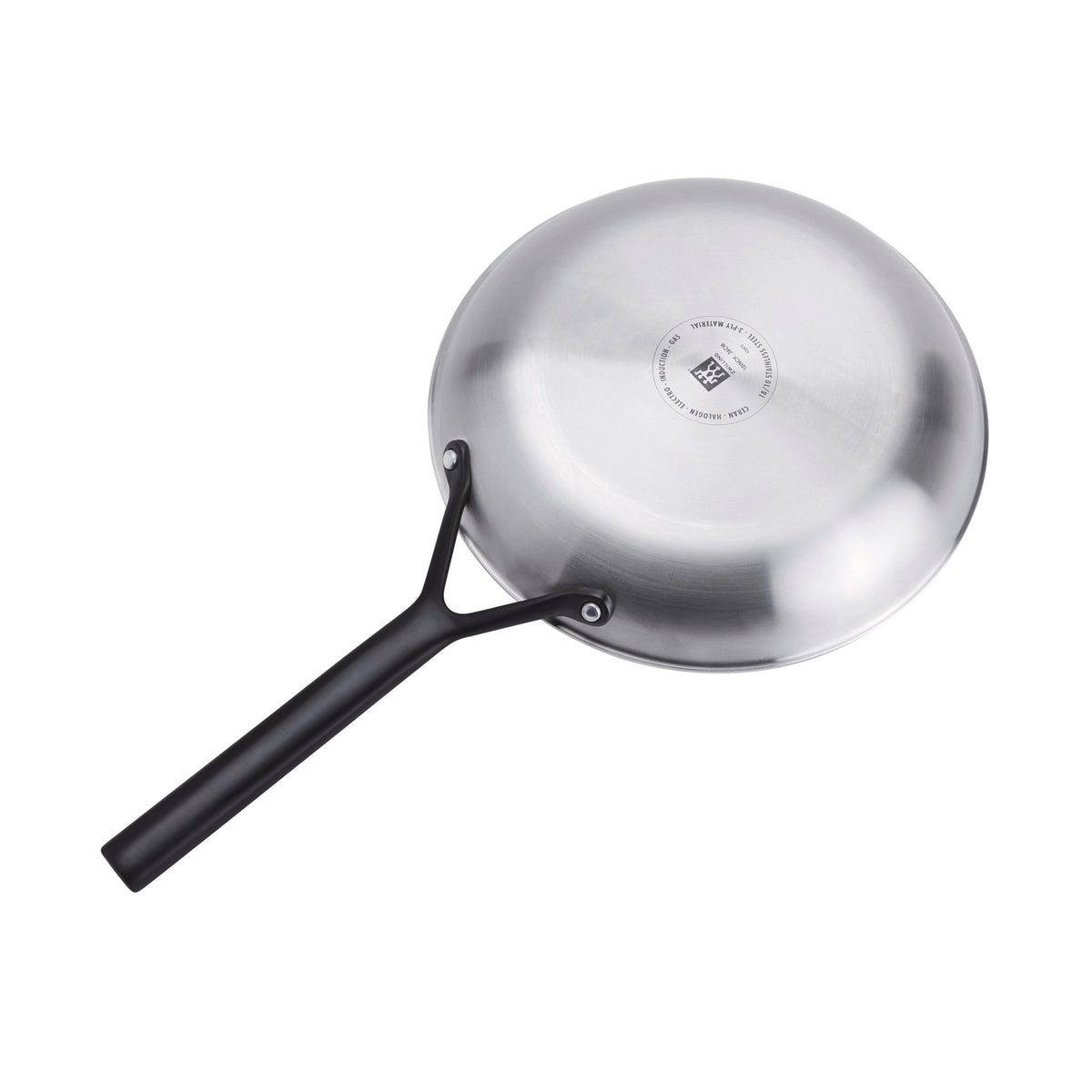ZWILLING MIlano Stainless Steel 2-pc, Stainless Steel Fry Pan Set