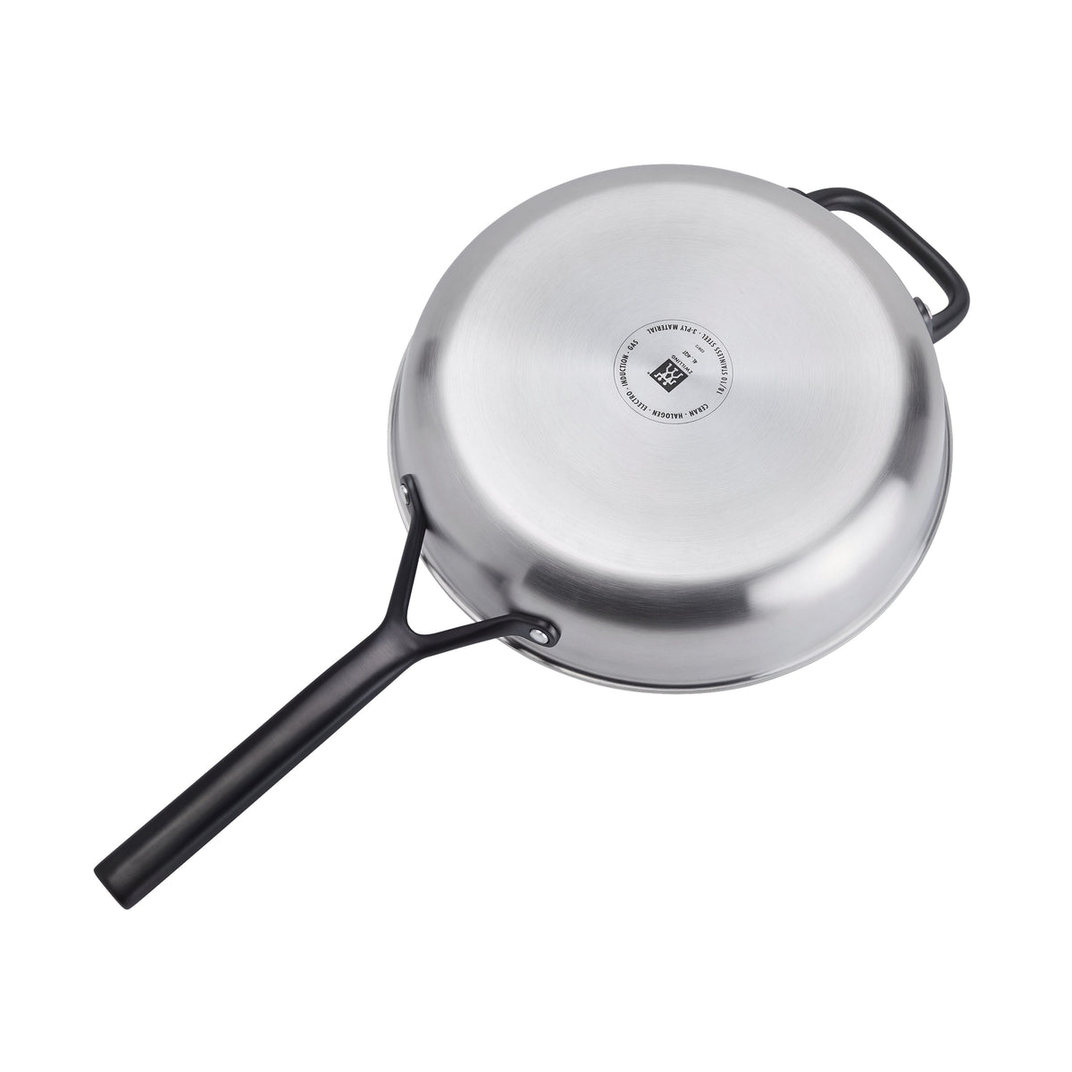 ZWILLING Milano Stainless Steel 4 qt, Stainless Steel, Saute Pan With Lid