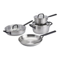ZWILLING Milano Stainless Steel 7-pc, Stainless Steel, Cookware Set