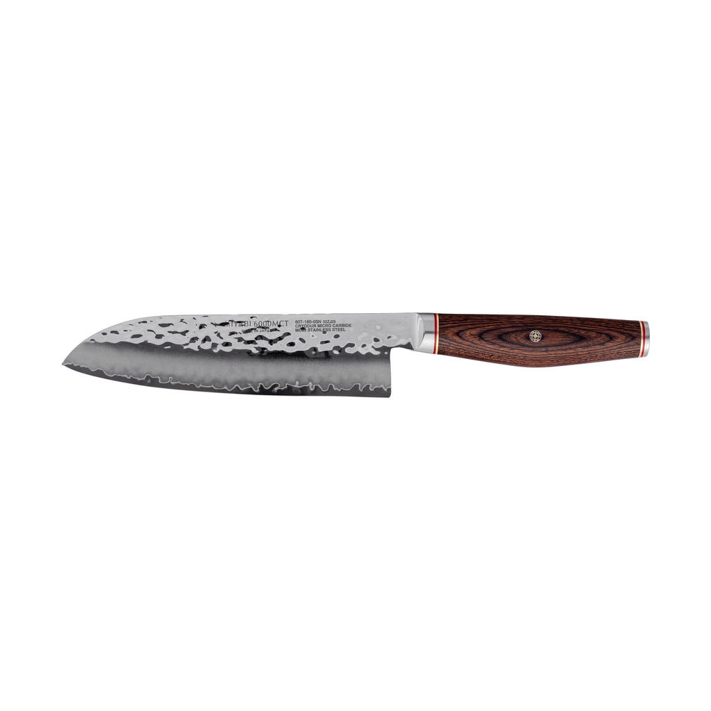 MIYABI Artisan 7-inch, Fine Edge Santoku Knife