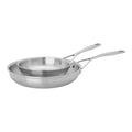 Demeyere Essential 5 2-pc, 18/10 Stainless Steel, Frying Pan Set